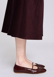 Swan ballet flats